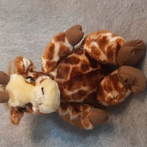 Animaland GIRAFFE Nanco Stuff Your Own 2006 Plush Brown Tan SOFT Toy 12"